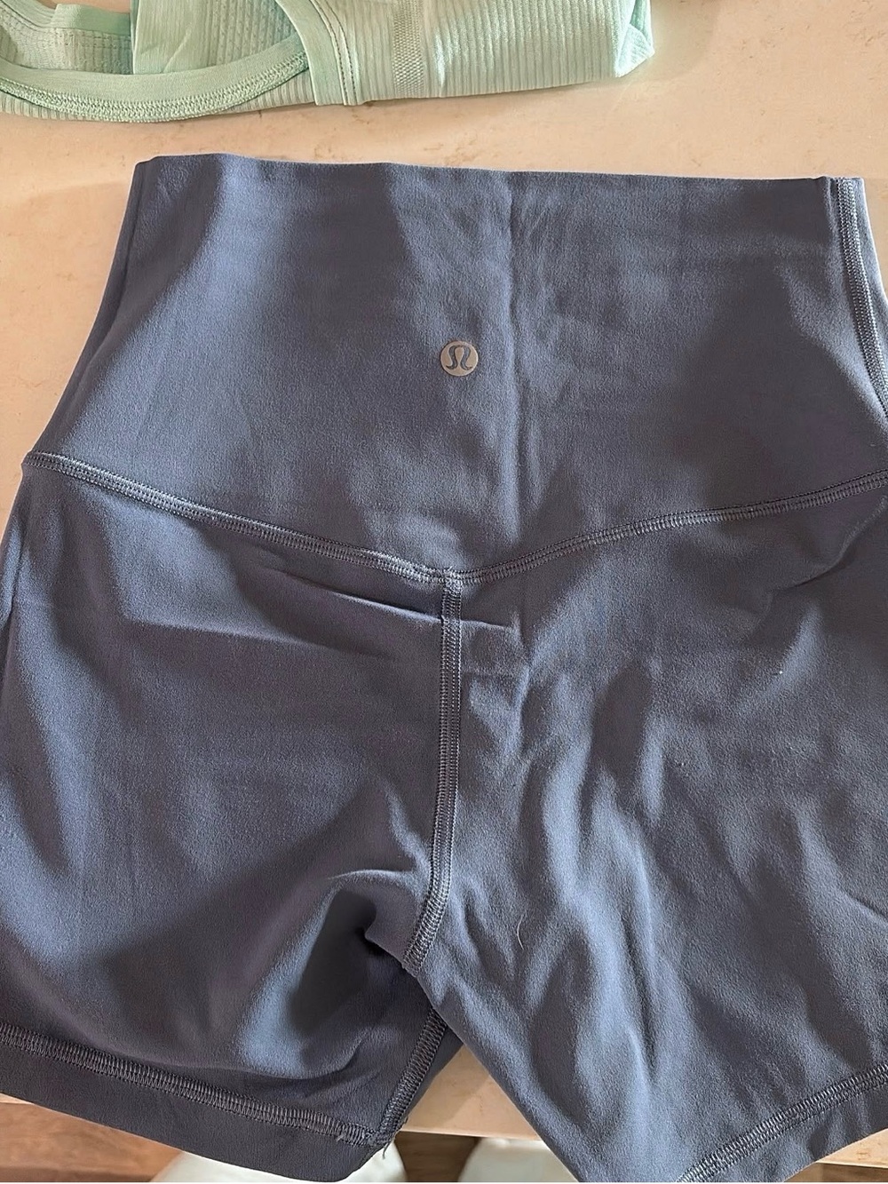lululemon athletica High-Rise Slate Blue Bike Shorts
